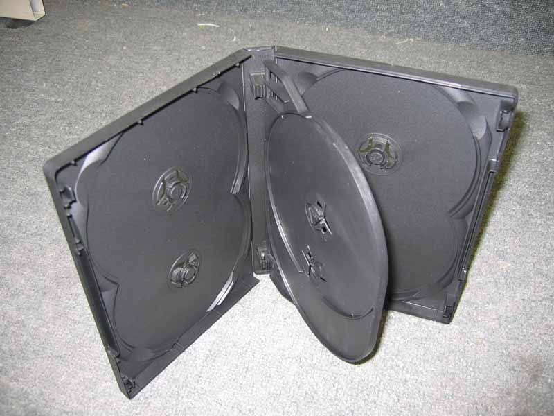 22MM 7-IN-1 DVD CASE BLACK 20 Pack - Click Image to Close